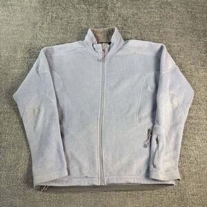MEC Mountain Equipment Co-op Fleece Jacket Women M Lavender Full Zip Gorpcore